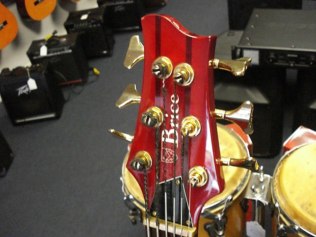 Brice 6 String Bass Guitar with Gigbag | Reverb