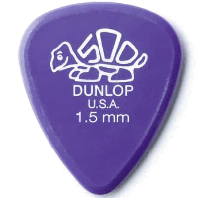 Dunlop 41R1.5 Delrin Standard 1.5mm Guitar Picks, 72 Pack image 1