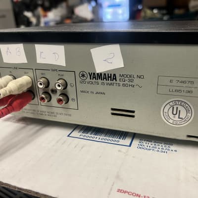Vintage Yamaha EQ-32 Natural Sound Graphic Equalizer Spectrum Analyzer tested image 20