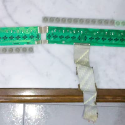 CASIO 2 BOARDS CONTACT STRIP M614K KY1M KY2M part replace CT