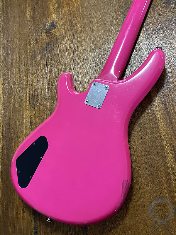 Yamaha Motion B Bass, MB III, HOT PINK, Medium Scale, 1986