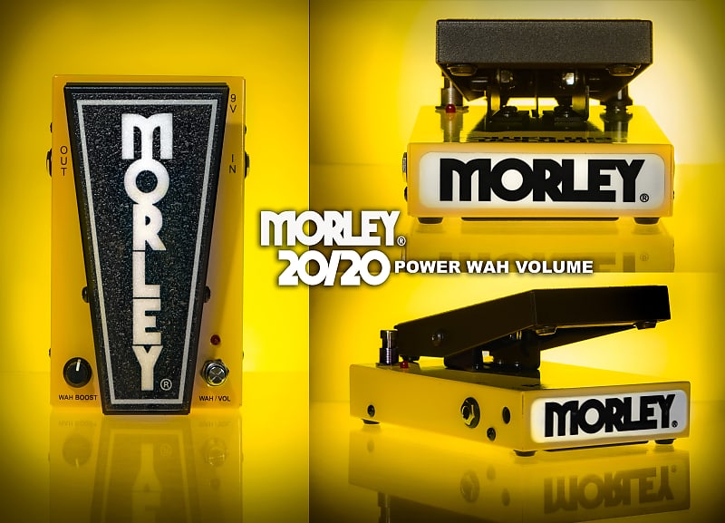 NEW!!! Morley 20/20 Power Wah Volume - Yellow | Reverb Canada