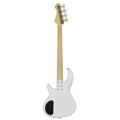 Aria Pro II Electric Bass Guitar White image 2