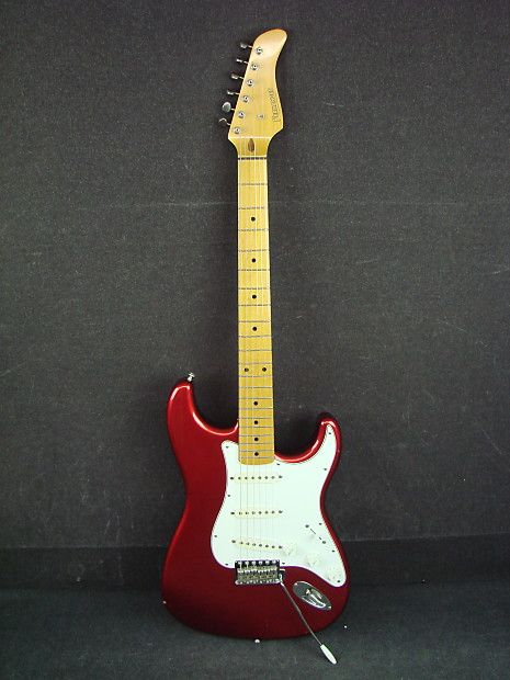 Fernandes Strat Electric Guitar Red Made In Japan | Reverb