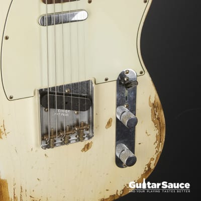 Fender Custom Shop LTD Telecaster ’63 White Super Heavy Relic Used 2019 (Cod.1381UG) image 5