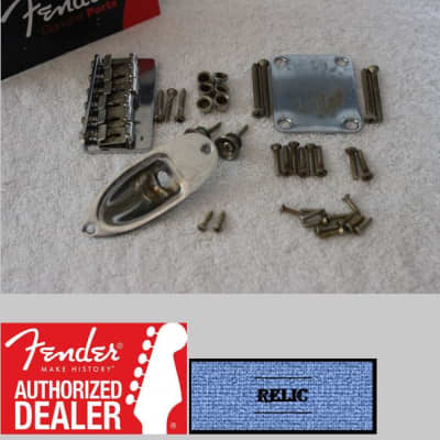 Fender 003-7592 American Vintage '62 Stratocaster Hardtail Bridge Assembly