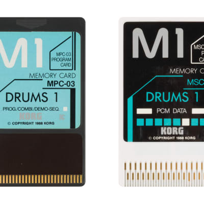 Korg MPC-03 + MCS-03 Drums 1 Card Set for M1