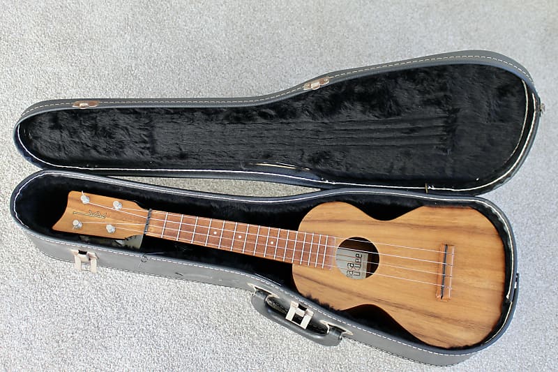 Vintage Kamaka All Koa Concert Ukulele With Chipboard Case Reverb