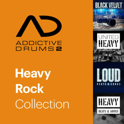 New XLN Audio Addictive Drums 2 Heavy Rock Collection MAC/PC VST AU AAX Software - (Download/Activation Card)