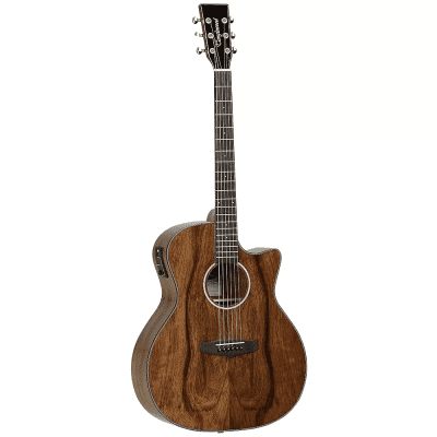 Tanglewood TVC-X-PW Evolution Exotic Pacific Walnut Venetian Cutaway Auditorium with Electronics