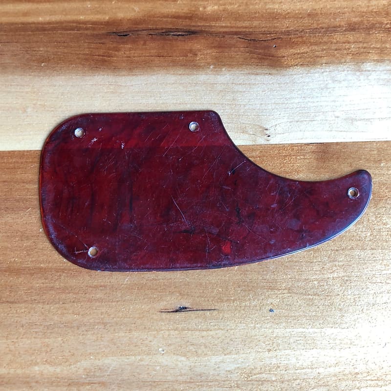 Harmony Vintage Acoustic Red Tortoise Pickguard 1950's | Reverb