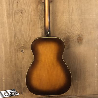 Dobro Deluxe Wood Body Resonator Acoustic Guitar Sunburst 1993 w/ HSC image 4