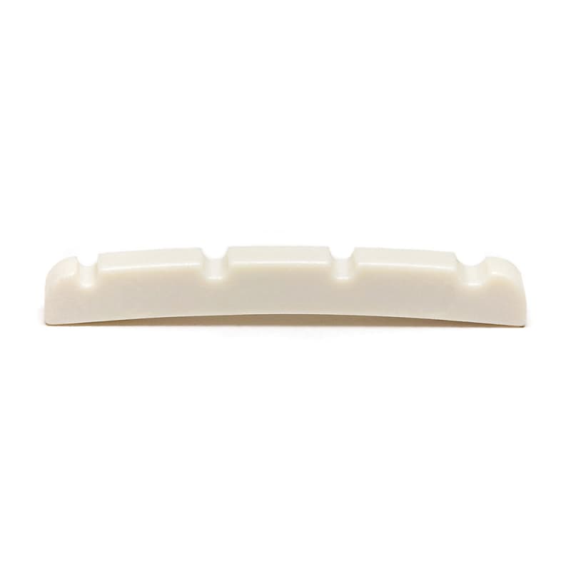 Graph Tech TUSQ XL Fender Jazz Bass Style Slotted Nut (White) image 1