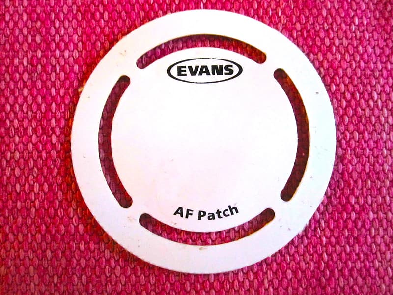 Evans AF Patch Bass Drum Head Patch image 1