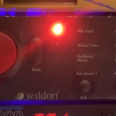 Waldorf Microwave Rackmount Wavetable Synthesizer 1989 with Access programmer