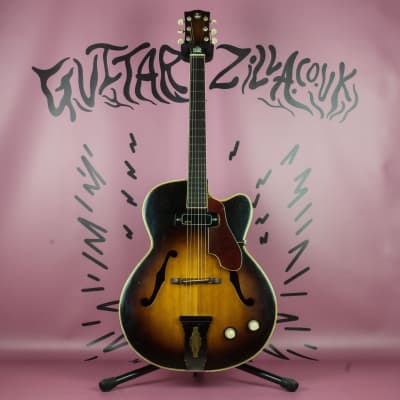 ギター teisco ep-11 Teisco EP-11 Guiter Archtop 1950's Vintage Sunburst Maruha