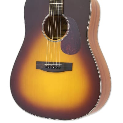 Aria ARIA-111-MTTS Vintage 100 Dreadnought, Matte Tobacco, Spruce Top, New, Free Shipping for sale