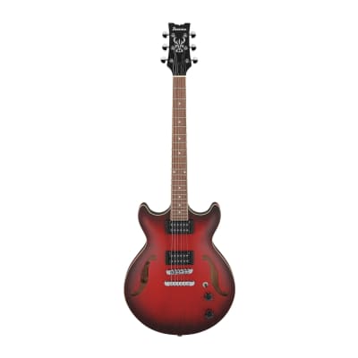 Ibanez AM53 Artcore Series 6-String Hollow-Body Electric Guitar (Right-Handed, Sunburst Red Flat) image 1
