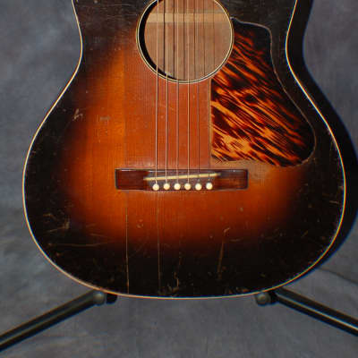 Video Demo 1935 Carson J Robison Cowboy Guitar Gibson Made for Wards L-OO Pro Setup Soft Case image 2
