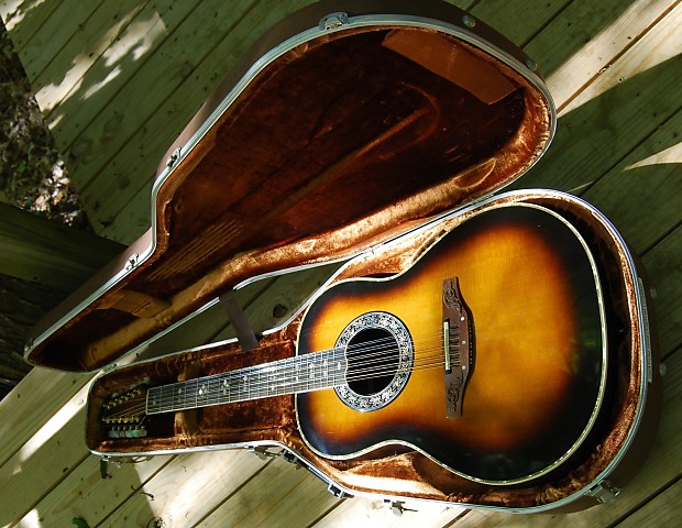 Ovation 1659-1 Custom Legend Stereo 12 String, 1985, Top of