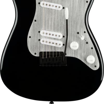 Squier Contemporary Stratocaster Special Roasted Maple Silver Anodized Pickguard Black image 2