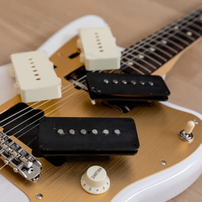 2021 Fender Heritage 60s Jazzmaster Gold Guard Blonde Nitro Lacquer, Japan MIJ image 14