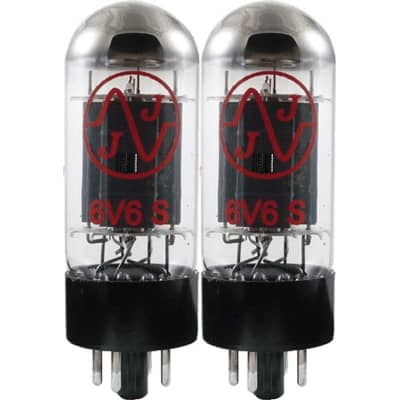 JJ 6V6-S Apex-Matched Duet Power Amp Tubes image 1
