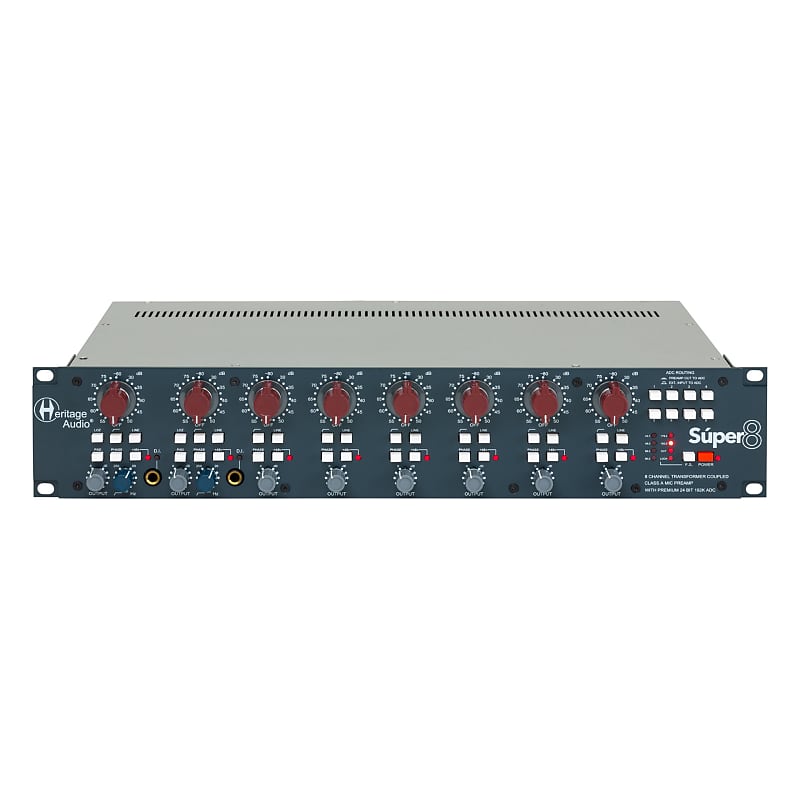 Heritage Audio Súper 8 8-Channel Rackmount Microphone Preamp image 1