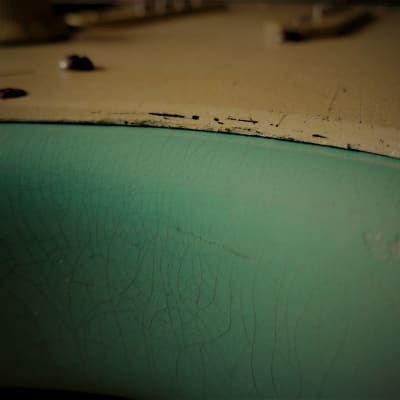 American Fender Stratocaster Relic Nitro Surf Green Custom ShopTexas Specials image 13