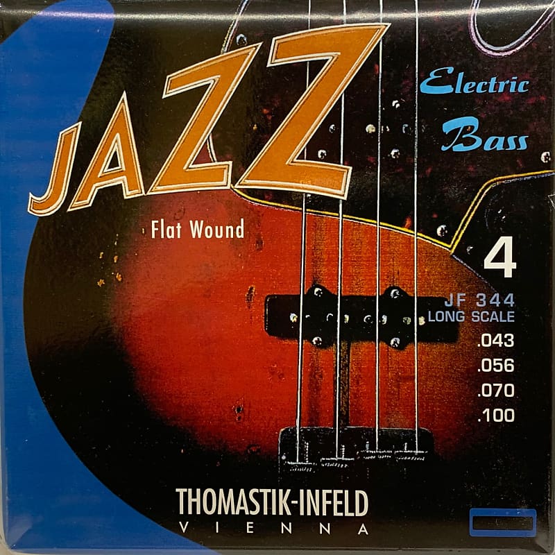 Thomastik-Infeld Jazz Flat Wound Bass Strings - JF344 image 1