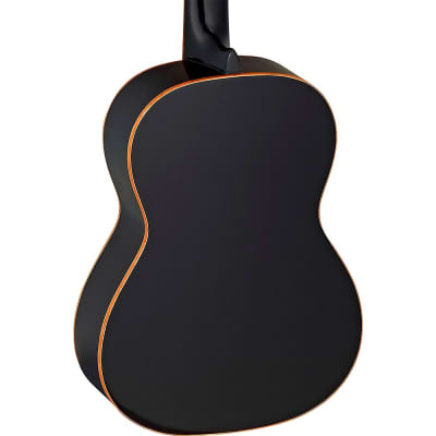 Ortega Family Series R221BK-7/8 7/8 Size Classical Guitar Regular Gloss Black 0.875 image 2