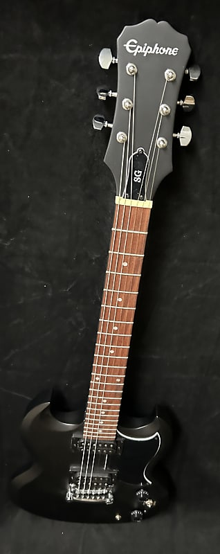 Epiphone SG - Satin Black | Reverb Epiphone SG - Satin Black | Reverb