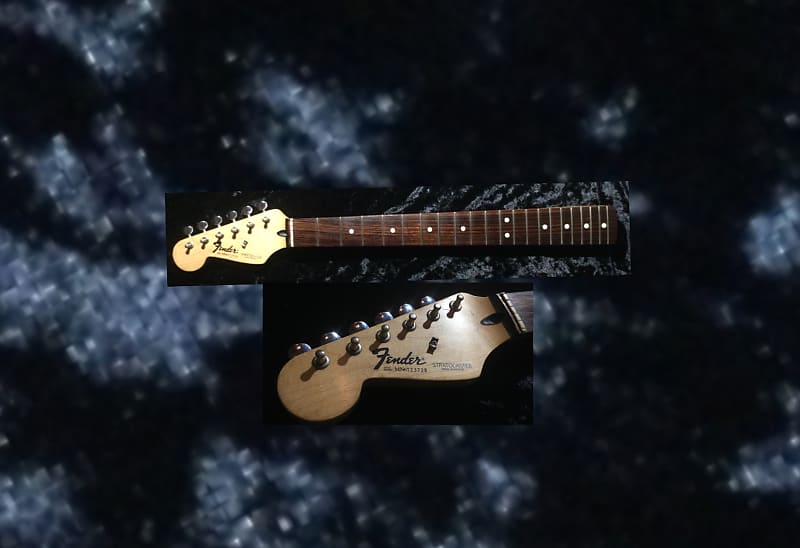 MIM Fender Hendrix Stratocaster 1996 Neck - Lefty HEADSTOCK / | Reverb