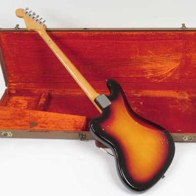 Fender Bass VI 1963 Sunburst ~ Slab Board ~ Original Case image 3