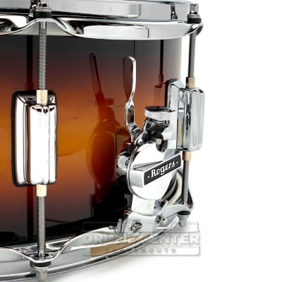 Rogers Powertone Limited Edition Snare Drum 14x6.5 Vintage Sunburst Lacquer image 2
