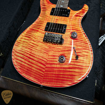 PRS Eddie's Guitars Wood Library Custom 24 Brazilian FB/Rosewood Neck - Blood Orange image 16