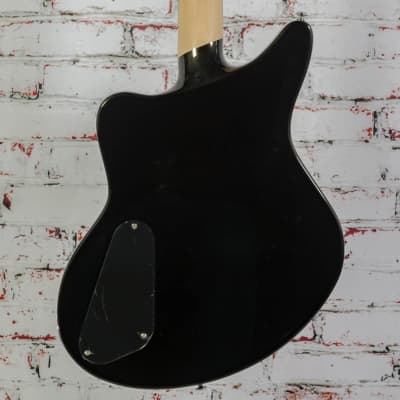 D'Angelico Premier Bedford SH Electric Guitar, Black Flake x3704 image 7