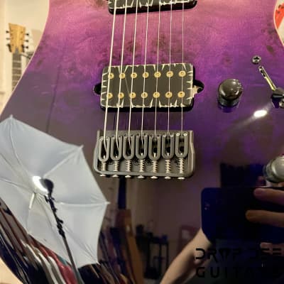 ESP E-II M-II 7 HT 7-String Electric Guitar w/ Case-Purple Natural Fade image 7
