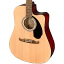 Fender FA-125CE Dreadnought Acoustic Electric - Walnut Fingerboard, Natural
