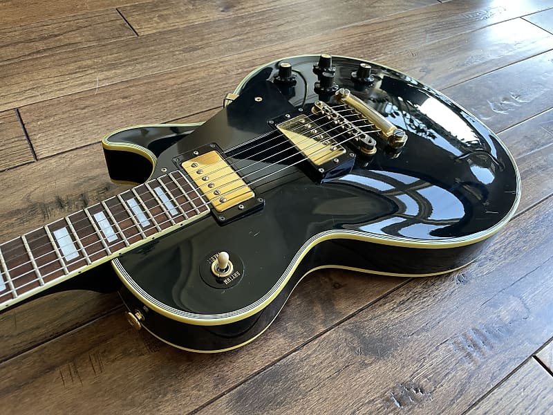 Vintage Greco Black Beauty Custom EGC Electric Guitar les