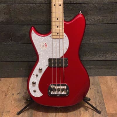 G&L Tribute Fallout Left Handed Red Electric Bass Guitar image 1