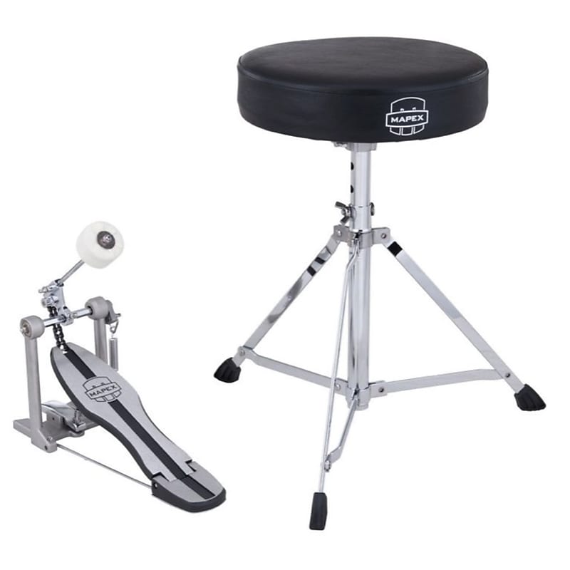 Mapex P250 Bass Drum Pedal and T400 Throne Package Reverb UK