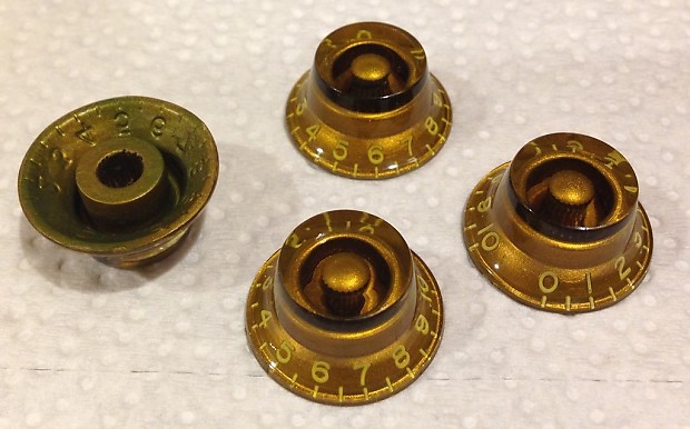 Montreux Time Machine Collection Top Hat Knob Gold | Reverb