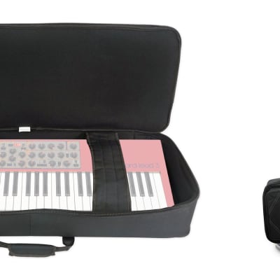 Rockville BEST BAG 49 Padded Rigid Keyboard Gig Bag Case for NORD LEAD 3