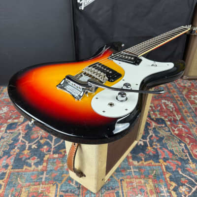 1980's Mosrite Super Excellent 65 Sunburst w/OHSC | Reverb