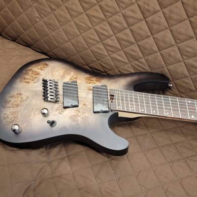 Cort KX507MSSDB KX Series Poplar Top 5pcs Maple & Purple Neck 7-String Multiscale Electric Guitar w/Hard Case image 18