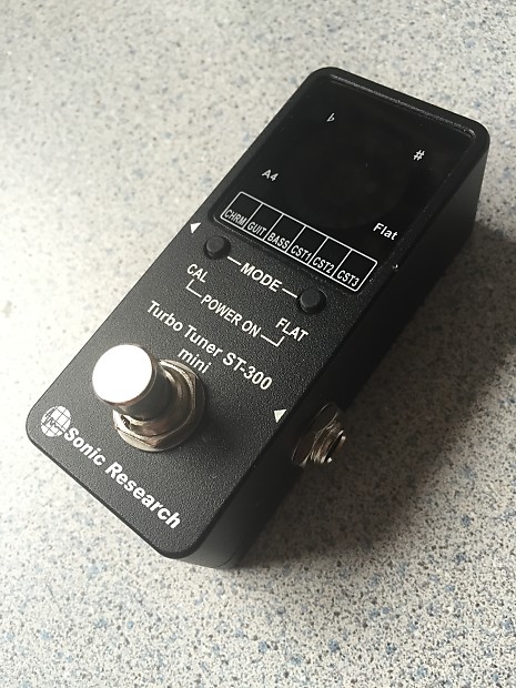 ギター Sonic Research ST-300 mini TURBO TUNER Sonic Research Turbo Tuner ST-300 Mini Guitar Effects Pedal