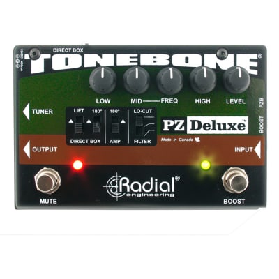 Radial Engineering PZ-Deluxe Acoustic Instrument Preamp Pedal image 1
