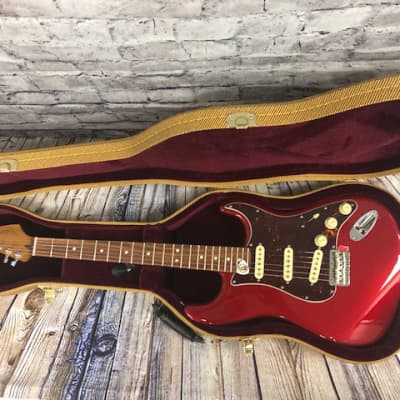 Custom made Stratocaster Style Guitar with a Candy Apple Red Finish image 18