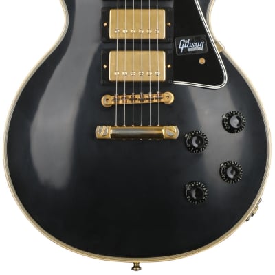 Gibson Custom 1957 Les Paul Custom Reissue VOS - Ebony 3-Pickup (LPB357VOEBGHd1) for sale